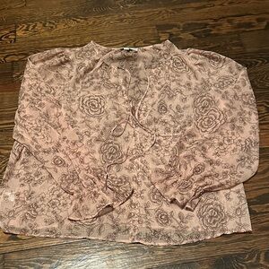 Loft Floral Pink Women's Top